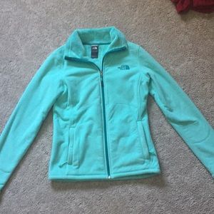 The North Face light blue Fleece lining jacket